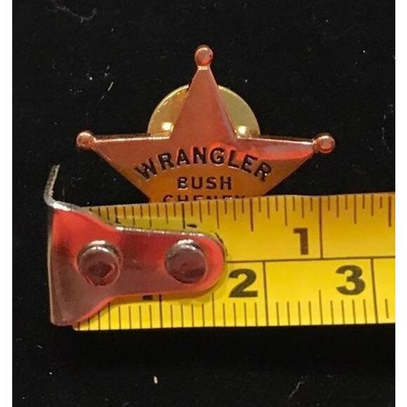 Wrangler Bush Cheney Political Pin 2004 - Picture 3 of 3